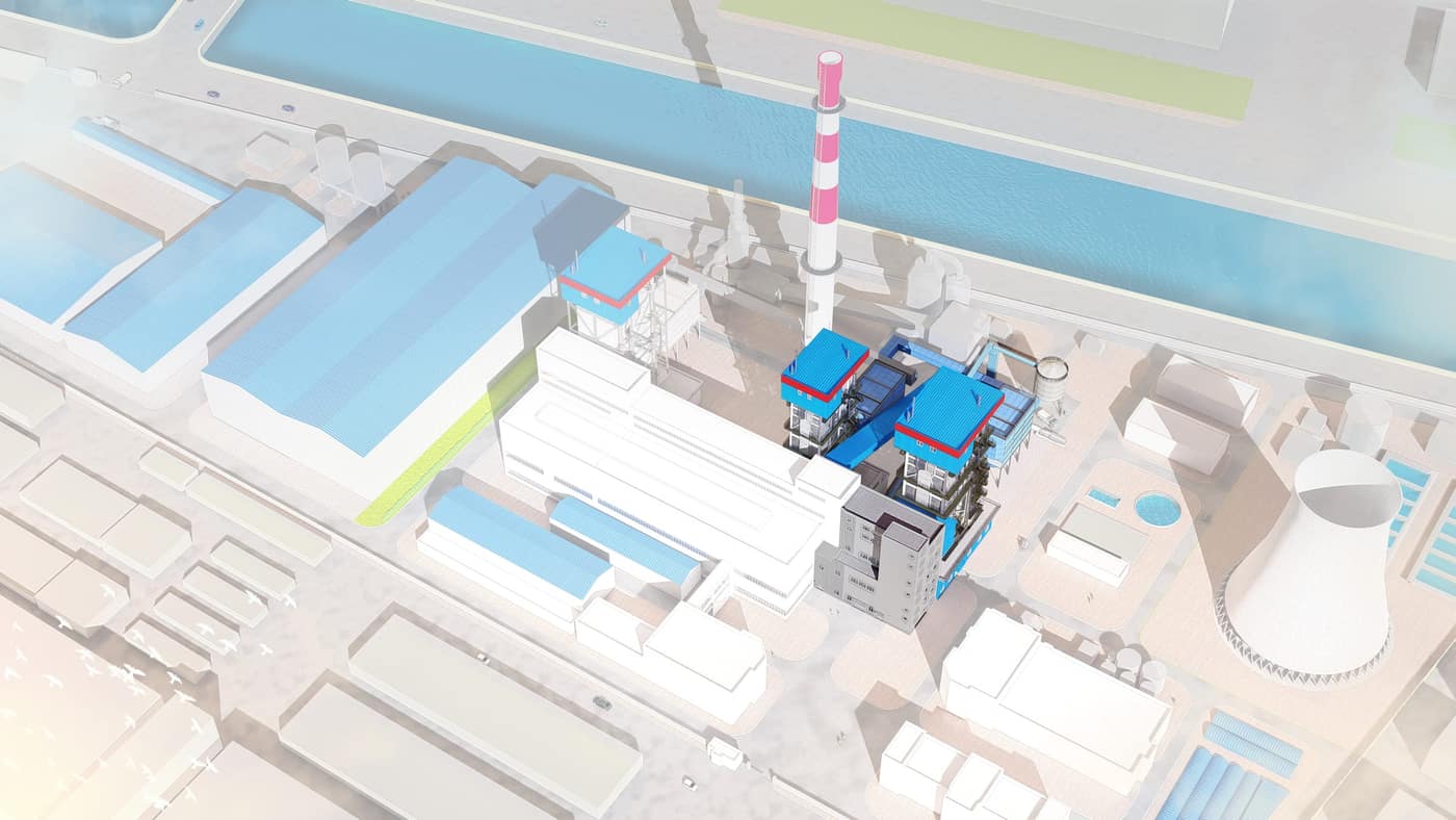 Aerial concept rendering